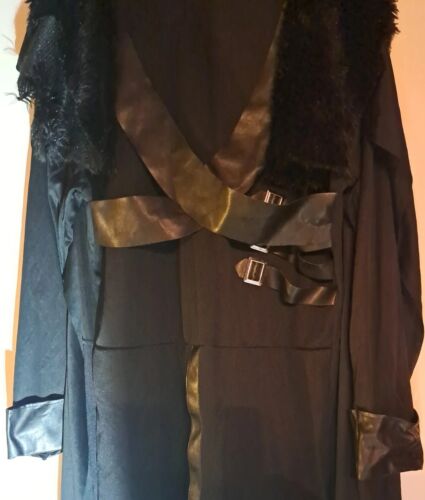 Warrior Princess Medieval Viking Dress & Cape Halloween Womens Costume L-XL ?