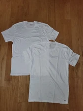 Michael Kors Mens 100% Cotton Crew Neck Undershirt White Size M,  2-pack 