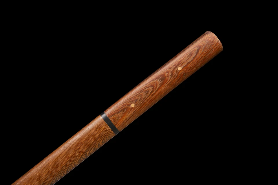 Прямой меч Shirasaya Wakizashi Samurai Katana T10 сталь глина закаленный ниндзя - Изображение 3 из 4