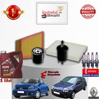 Inspektionskit Filter ÖL Kerzen Renault Clio II 1.4 16V 70KW 95CV Von 2003->