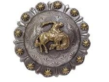 AJ Tack Bucking Bronc Rider Berry Concho