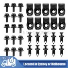 <!--F#f_0-->35pc Body Bolts & U-nut Clips M6 Engine Under Cover Splash Shield Slash Guard AU<!--F/-->