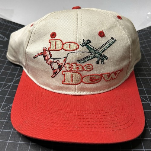 Vintage White Trucker Hat w Red Text “DO THE DEW” Snap Back New w/o Tags (Pop 1? - Picture 13 of 13