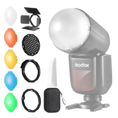 TR-09 Magnetic Flash Accessories Kit for Godox V1/V100/AD100/AD200 Round #DT