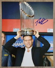 Theo Epstein Signed 8x10 Photo Chicago Cubs Red Sox World Series LEGEND RAD