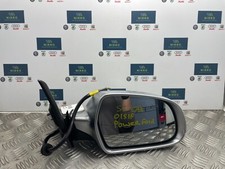 AUDI S5 CABRIOLET DRIVER SIDE POWER FOLD MATT CHROME WING MIRROR 2010 TO 2017