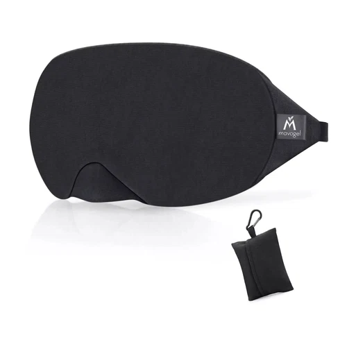 Mavogel Cotton Sleep Eye Mask - Updated Design Light Blocking Sleep Mask - New!