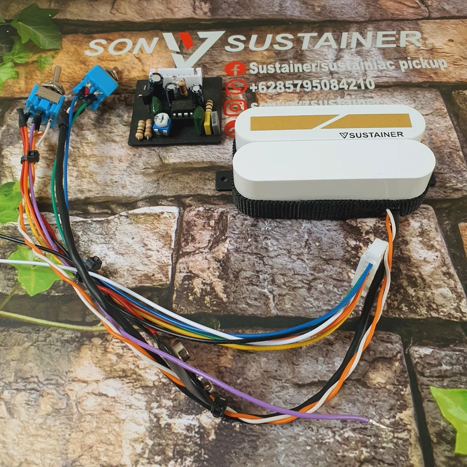 Sustainiac Humbucker (White) list Gold - Image 2 of 3