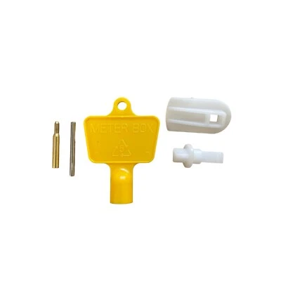 METER BOX REPAIR KIT Gas / Electric Meter Box Door Repair Kit: KEY, LOCK/LATCH, HINGES - Complete kit