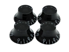 Black Knobs Imperial Inch Top Hat Control Speed for USA Les Paul Electric Guitar