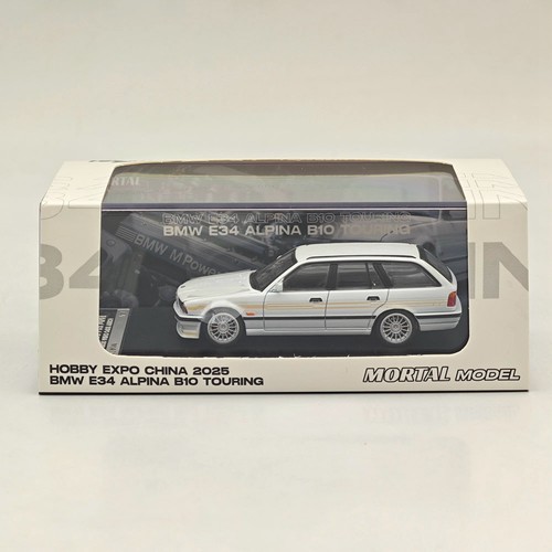 Mortal BMW E34 M5 TOURING Wagon 2025 HEC Diecast Toys Car Models Gift White 1:64 - Picture 11 of 12