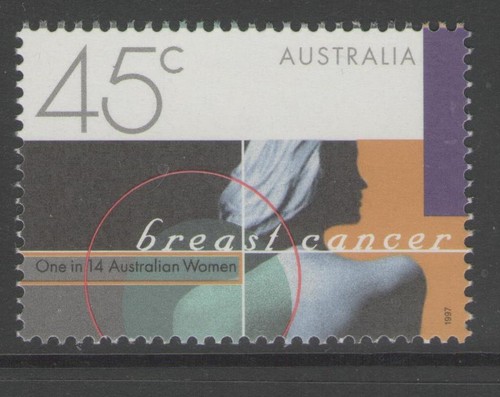 AUSTRALIEN SG1722 1997 BRUSTKREBSBEWUSSTSEIN POSTFRISCH
