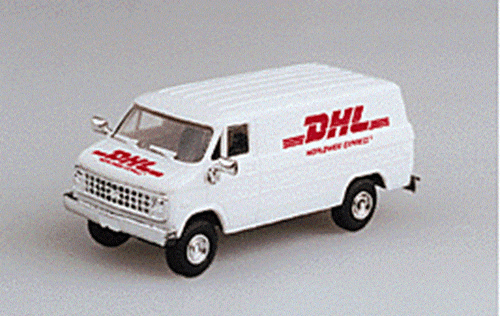 Trident 1/87 HO Scale DHL Worldwide Express Chevrolet Chevy Delivery Van 90102 - Bild 1 von 4