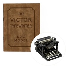 Repro Victor No.2 Typewriter Trade Catalog Vtg History Antique Scranton PA thumbnail