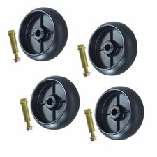 4-Pack GX10168 Deck Wheels with Hardware for John Deere Mowers