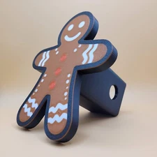 Gingerbread Man Trailer Hitch Cover- Fits 1.25", 2", 2.5" Receivers