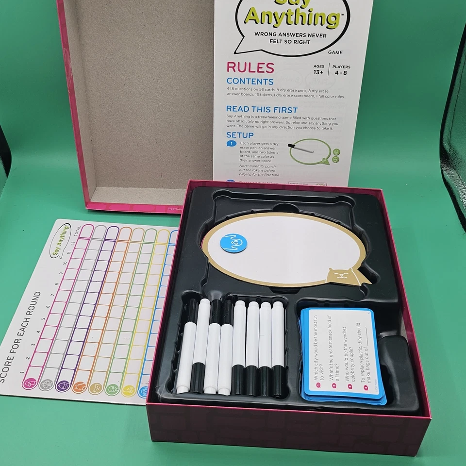 Say Anything Card Party Game Fun Get to Know Questions North Star Games COMPLETE - Image 3 of 4