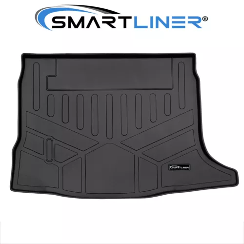 SMARTLINER Custom Fit All Weather Black Cargo Liner For 2018-2025 Nissan Leaf