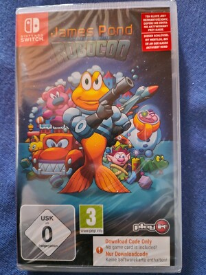 James Pond: Codename Robocod, Nintendo Switch, 2019, NEU, Code in a Box