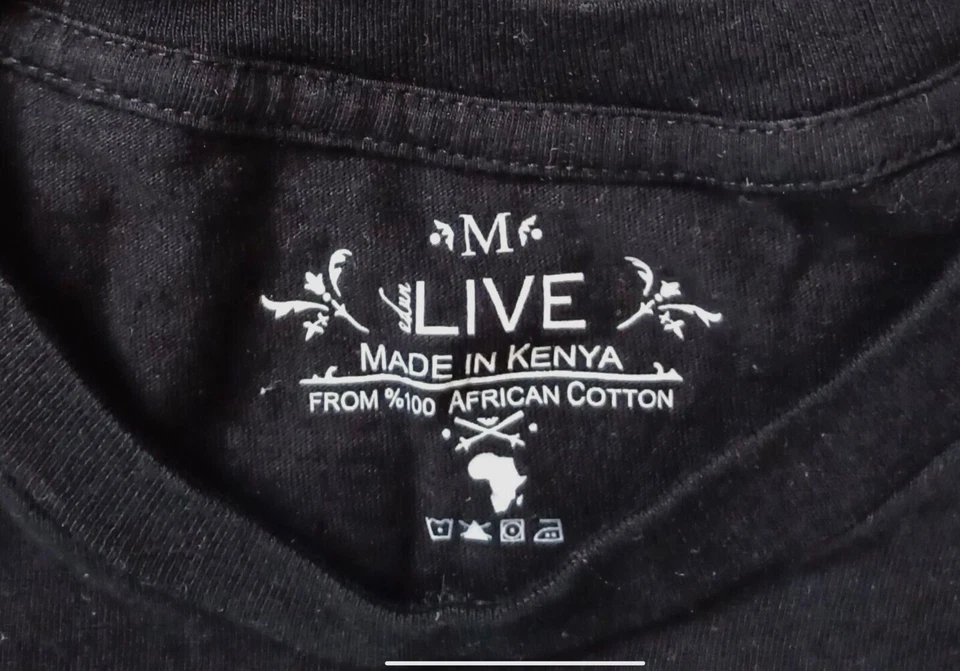 (LOTE AL POR MAYOR DE 84) Camisetas para mujer - Camisetas Edun Live elegantes - 100% algodón africano Foto 2 de 2