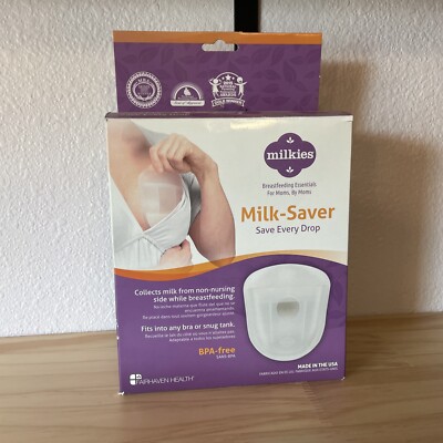 Milkies Milk Saver, NEW, Milk catcher for breast, BPA Free, 2+ oz