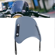 Universal Smoke 5-7'' Headlight Windshield Wind Deflector For Cafe Racer Yamaha