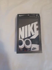 Nike 3 Pc Baby Boys Gift Set, 0-6 Months Bodysuit Booties Hat Black And White