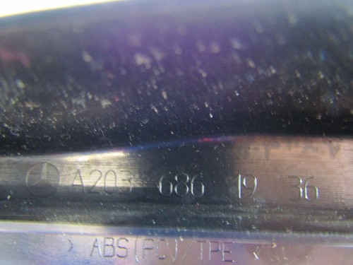 Mercedes Benz CLC CL203 2009 DOOR SILL 2 DOOR a2036861936 FRONT LEFT TRIM - Bild 3 von 3