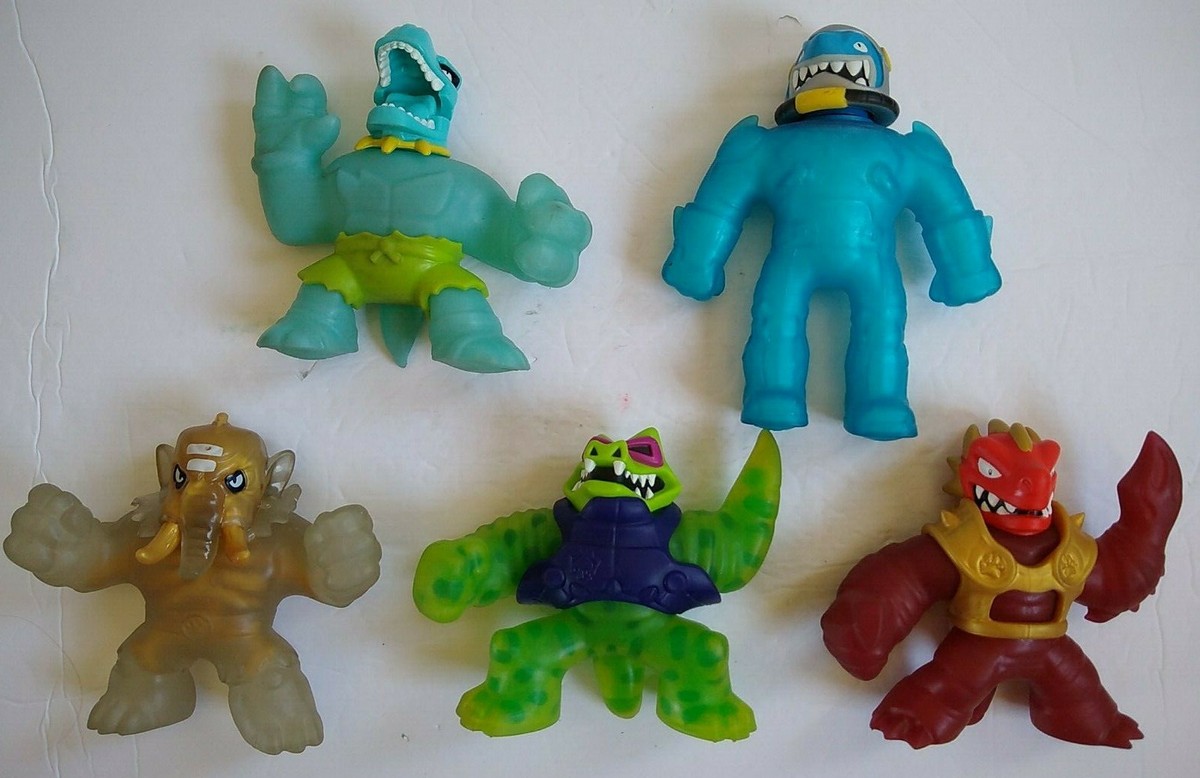 Moose Heroes Of Goo Jit Zu Action Figures (5) Stretchy Squishy | eBay