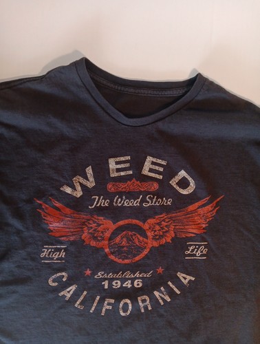 T-shirt The Weed Store taglia media nera stampa grafica Stoner di Weed Calif. - Foto 7 di 7