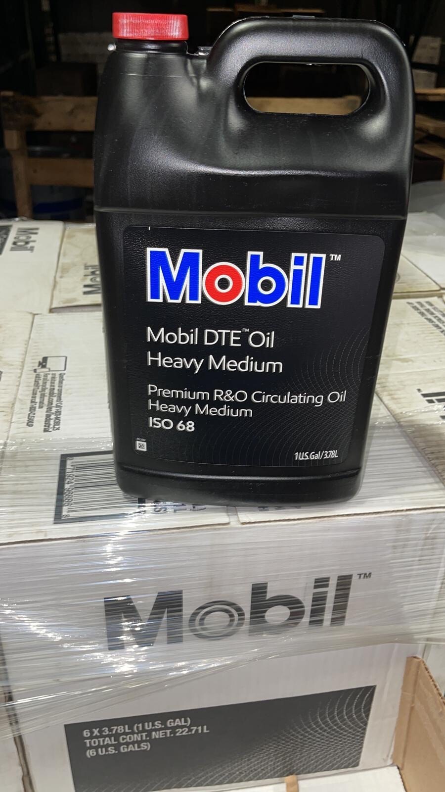 Mobil DTE Heavy Medium Circulating Oil ISO VG 68. Case of 6/ 1 Gallon