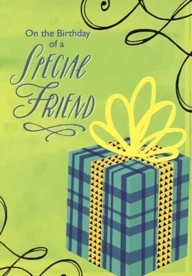 SPECIAL THOUGHTS On The Birthday of A Special Friend - Birthday Greeting Card - 426D