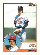 1983 Topps #266 Paul Boris