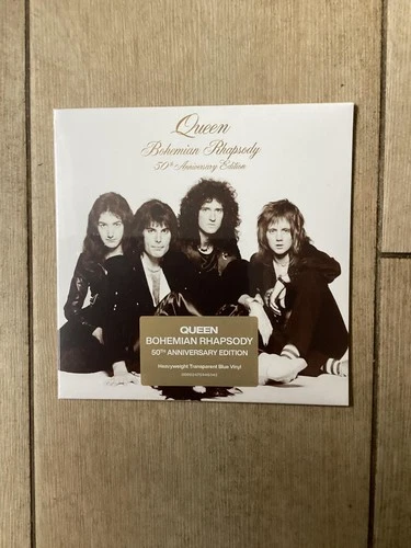 Queen - Bohemian Rhapsody  Translucent Blue 7" Vinyl New & Sealed