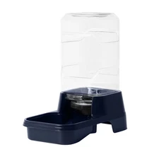 Vibrant Life XS Gravity Pet Waterer, Navy, 0.4 Gallon for Dogs & Cats