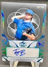 2024 Leaf Trinity - Tyler Bremner - Teal Acetate Prospect Auto SSP#39/49 - LAA!