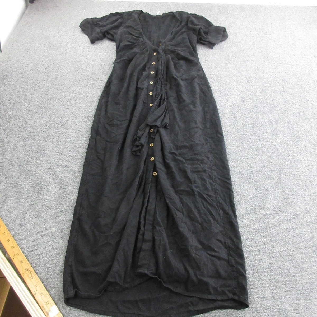 Linen Short Sleeve Maxi Dresses for Women for sale | eBay
