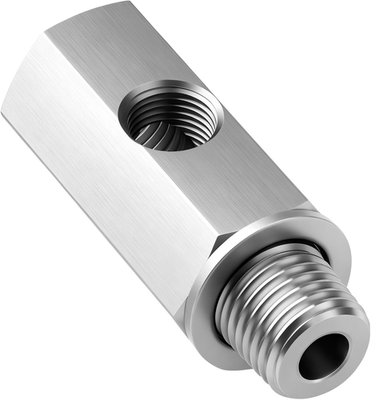 #ad 1 4 NPT Oil Pressure Tee Adapter Stainless Steel Triple Port for Gauge amp; Sensor $18.24