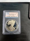 1990-S American Proof Silver Eagle Coin PCGS PR70 DCAM flag