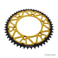 Kettenrad Teilung 520 ZäHne 49 Alu-Twinstar Kettenrad Hinten Gold JTX251.49GLD