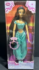 Disney Store Singing Doll Princess Jasmine 17" Doll Aladdin
