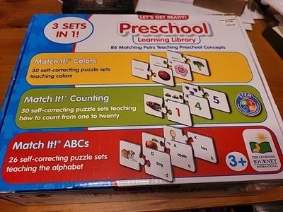 The Learning Journey  Puzzle Sets Preschool Learning Library  86 Matching Pairs