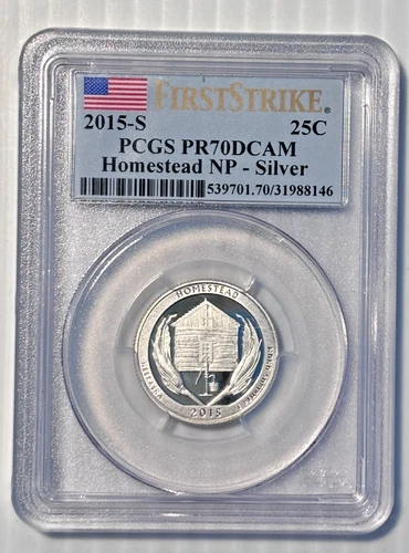 2015-S America the Beautiful Quarters — photo from the most recent tracked eBay sale