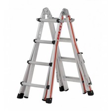 Hymer Teleskopleiter TELESTEP 4x6 Sprossen - stabile Aluminiumleiter