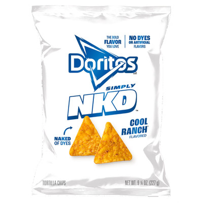 Doritos Simply NKD Cool Ranch Tortilla Chips Snacks, 9.25 oz