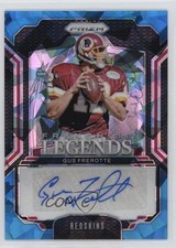 2024 Prizm Franchise Legends Signatures Blue Ice 4/99 Gus Frerotte Auto 1t5