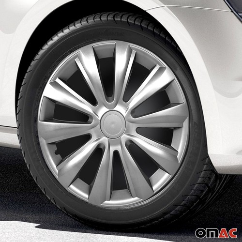 16 Inch Wheel Covers Hubcaps for Hyundai Sonata Silver Gray - 第 2/10 張圖片