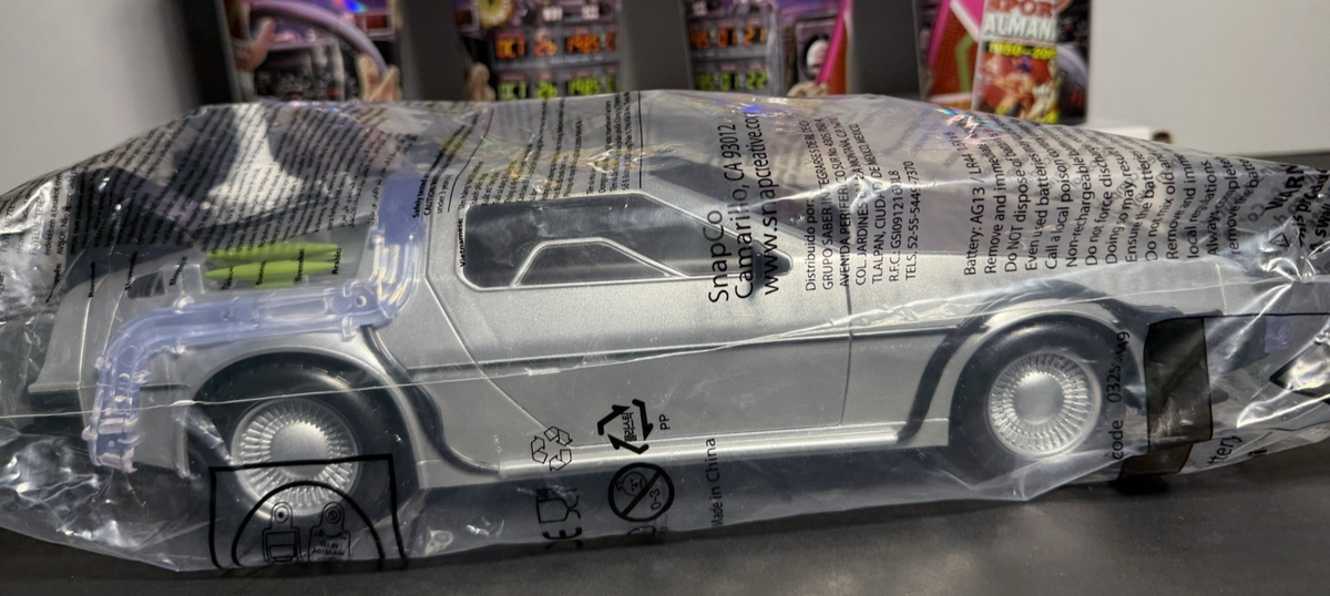 Back To The Future Popcorn Bucket DeLorean AMC WingDoors LED DMC