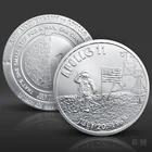 1 oz Apollo 11 50th Anniversary Silver Round 999 fine bullion No Cap