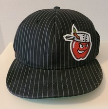 Fort Wayne Tincaps Pinstripe Black Baseball Cap OC Sports 1 Size Unisex
